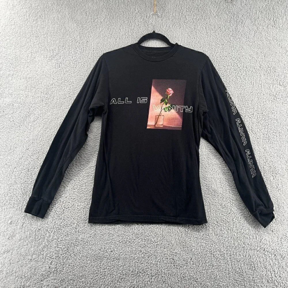 Pacsun All Is Vanity Long Sleeve T-Shirt Size Small